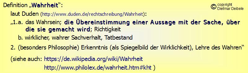 Definitition: Wahrheit, Kirche, Mobbing